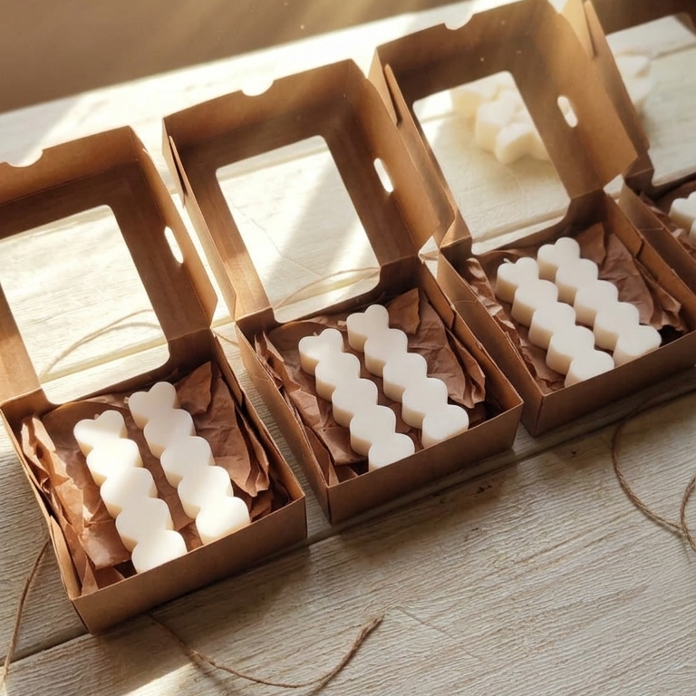 2 velas soja aromática + caja