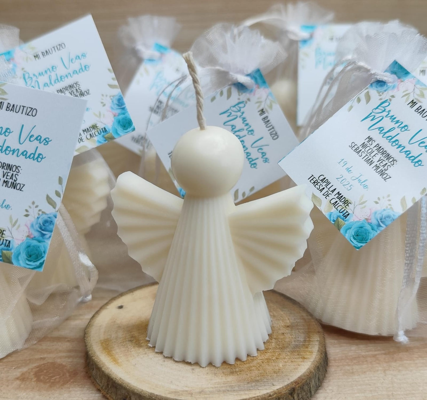 Ángel textura | vela de soja