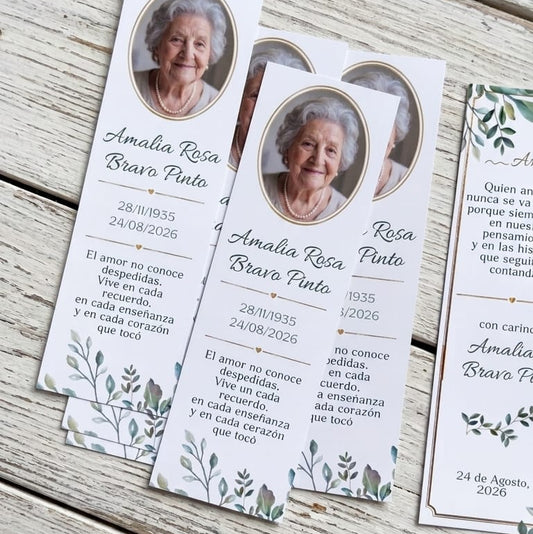 Pack 20 marcapáginas personalizado