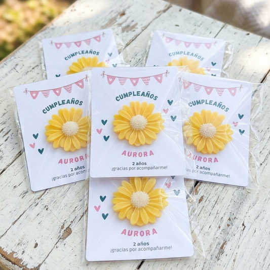 Flor aromática de soja | tarjetón
