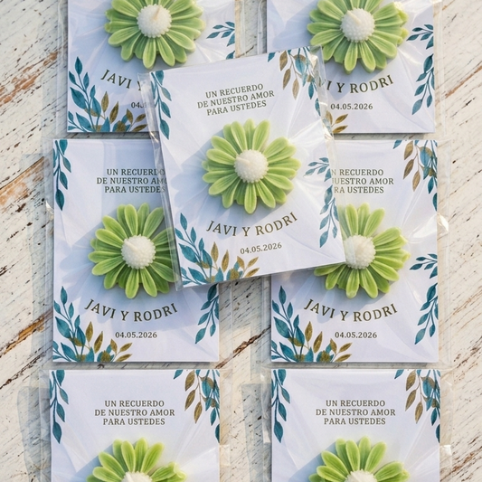 Flor aromática de soja | tarjetón