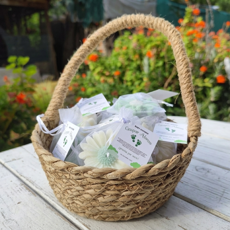 Flor aromática de soja | bolsa organza + etiqueta
