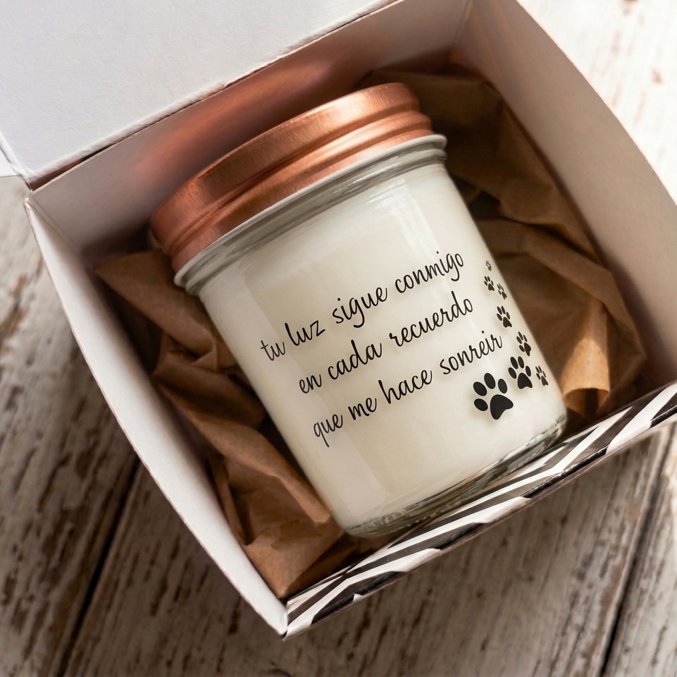 Vela mensaje personalizado 150g | Soja