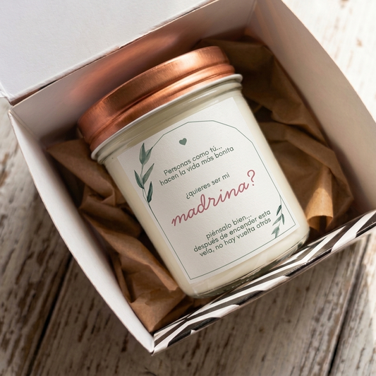 Vela mensaje personalizado 150g | Soja