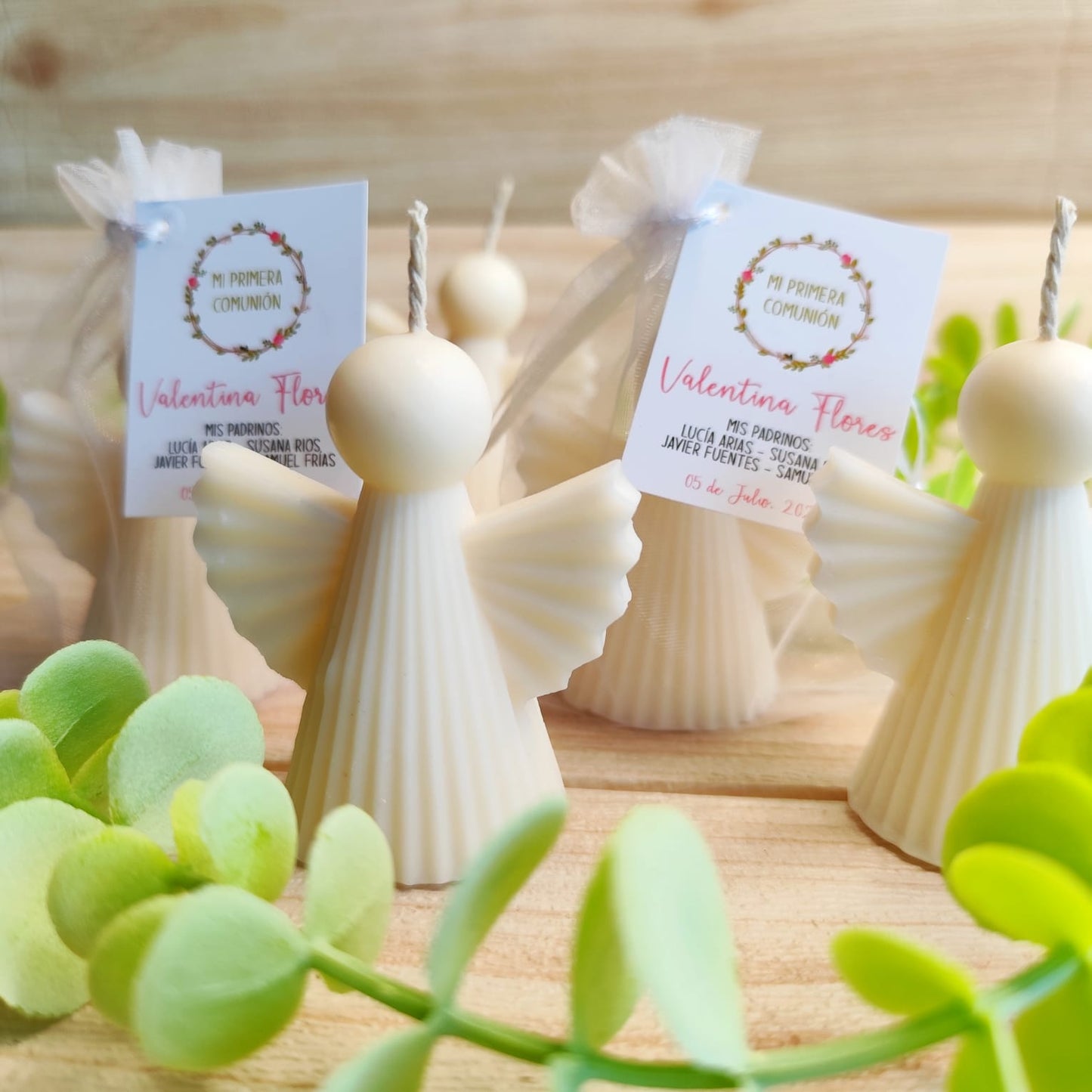 Ángel textura | vela de soja