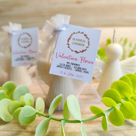 Ángel textura | vela de soja