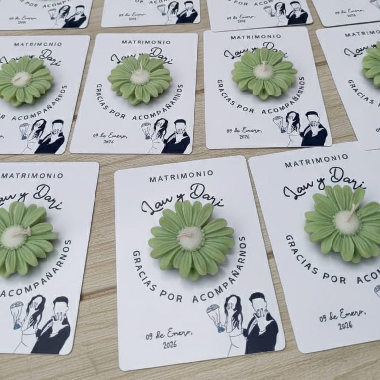 Flor aromática de soja | tarjetón