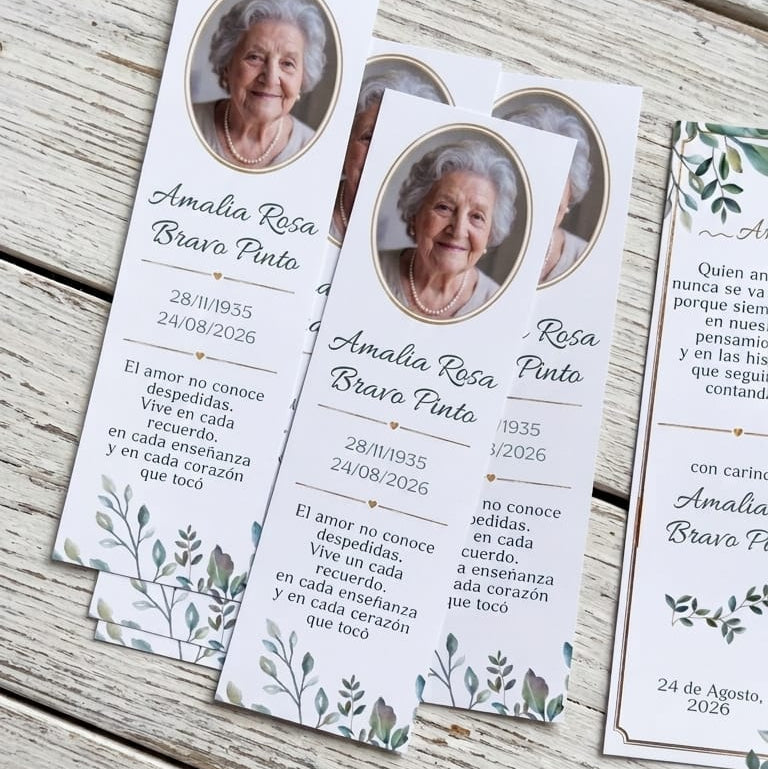 Pack 20 marcapáginas personalizado